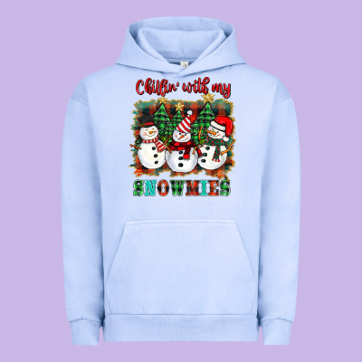 Chillin With My Snowies Urban Hoodie Designed By Barkaloodesign