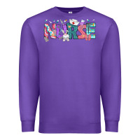 Purple Easter Nurse Easter Day Premium Sweatshirt - Neo Western