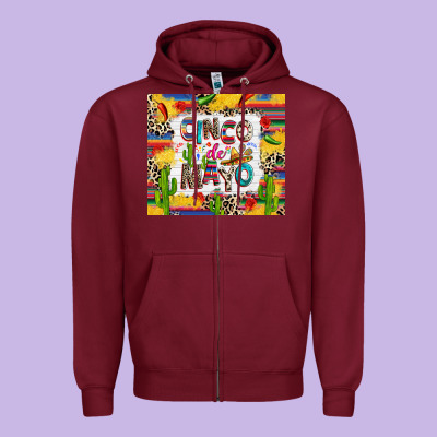 Zipper Hoodie Cinco de mayo