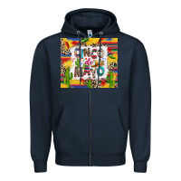 Navy Cinco de mayo Zipper Hoodie - RanaPortraitStore