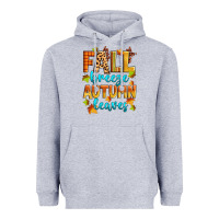 Heather Grey fall breeze autumn leaves Heavyweight Hoodie - Zillion Design Studio