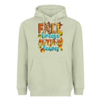 Matcha fall breeze autumn leaves Heavyweight Hoodie - Zillion Design Studio