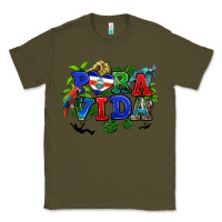 Army Green pura vida costa rica Classic Tee - RanaPortraitStore