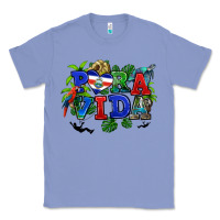 Colony Blue pura vida costa rica Classic Tee - RanaPortraitStore