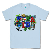 Dusty Blue pura vida costa rica Classic Tee - RanaPortraitStore