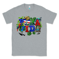 Heather Grey pura vida costa rica Classic Tee - RanaPortraitStore