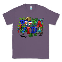 Lavender pura vida costa rica Classic Tee - RanaPortraitStore