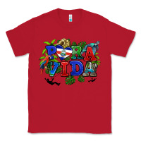 Red pura vida costa rica Classic Tee - RanaPortraitStore