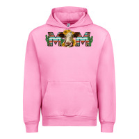 Fuchsia Pink sunflower hereford cattle and cactus  mom Urban Hoodie - Jasminsmagicworld
