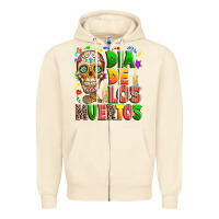 Sandshell Dia de los muertos Zipper Hoodie - RanaPortraitStore