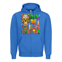 True Royal Dia de los muertos Zipper Hoodie - RanaPortraitStore