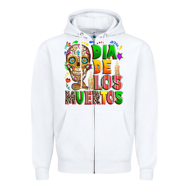 Dia De Los Muertos Zipper Hoodie by RanaPortraitStore | Teevron