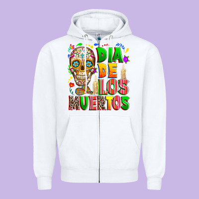 Zipper Hoodie Dia de los muertos