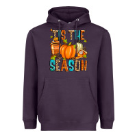Plum 'tis the season fall Heavyweight Hoodie - Zillion Design Studio