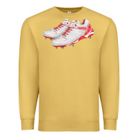 Antique Gold red cleats fa element Premium Sweatshirt - FaDigitalArtStudio