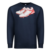 Navy red cleats fa element Premium Sweatshirt - FaDigitalArtStudio