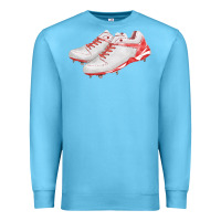Ocean Blue red cleats fa element Premium Sweatshirt - FaDigitalArtStudio