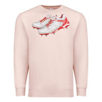 Pale Pink red cleats fa element Premium Sweatshirt - FaDigitalArtStudio
