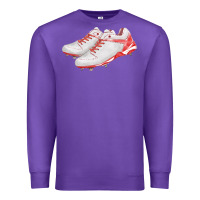 Purple red cleats fa element Premium Sweatshirt - FaDigitalArtStudio