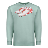 Seafoam red cleats fa element Premium Sweatshirt - FaDigitalArtStudio