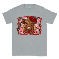 Heather Grey be mine cow Classic Tee - RanaPortraitStore