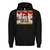 Black Day of the dead skeleton Zipper Hoodie - RanaPortraitStore