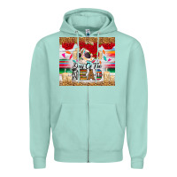 Seafoam Day of the dead skeleton Zipper Hoodie - RanaPortraitStore