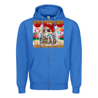 True Royal Day of the dead skeleton Zipper Hoodie - RanaPortraitStore