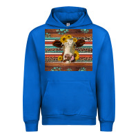 Cobalt western sunflowers gemstone heifer Urban Hoodie - Jasminsmagicworld