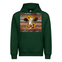 Forest Green western sunflowers gemstone heifer Urban Hoodie - Jasminsmagicworld