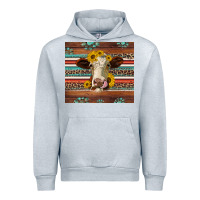 Heather Grey western sunflowers gemstone heifer Urban Hoodie - Jasminsmagicworld