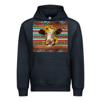 Navy western sunflowers gemstone heifer Urban Hoodie - Jasminsmagicworld