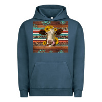 Pigment Midnight Navy western sunflowers gemstone heifer Urban Hoodie - Jasminsmagicworld