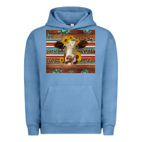 Pigment Pebble Blue western sunflowers gemstone heifer Urban Hoodie - Jasminsmagicworld