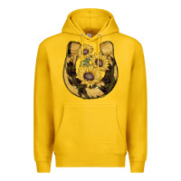 Lemon horseshoe sunflower camouflage Premium Hoodie - AdoDesignShop
