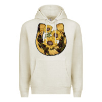 Oatmeal Heather horseshoe sunflower camouflage Premium Hoodie - AdoDesignShop