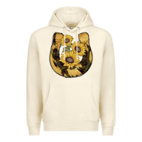 Sandshell horseshoe sunflower camouflage Premium Hoodie - AdoDesignShop