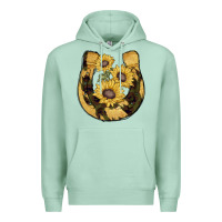 Seafoam horseshoe sunflower camouflage Premium Hoodie - AdoDesignShop