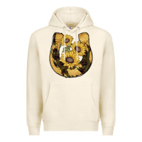 Tofu horseshoe sunflower camouflage Premium Hoodie - AdoDesignShop