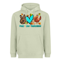 Matcha peace love thanksgiving Heavyweight Hoodie - Zillion Design Studio