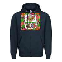 Navy Day of the dead Zipper Hoodie - RanaPortraitStore