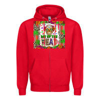 Red Day of the dead Zipper Hoodie - RanaPortraitStore