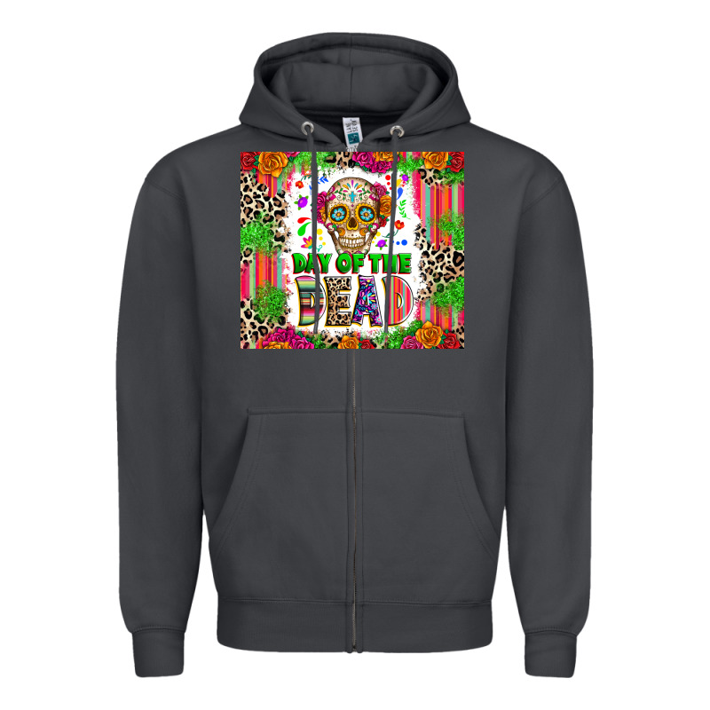 Day Of The Dead Zipper Hoodie by RanaPortraitStore | Teevron