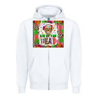 White Day of the dead Zipper Hoodie - RanaPortraitStore