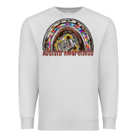 Dove Grey autism avareness football Premium Sweatshirt - SublimationCraftShop