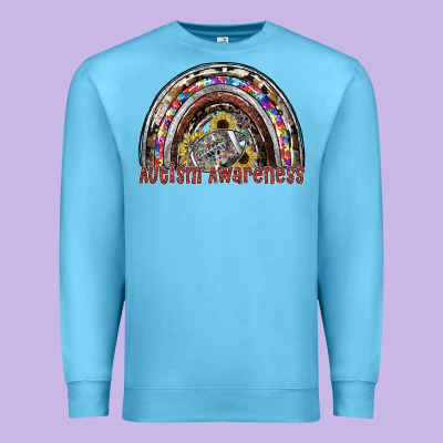Autism Avareness Football Premium Sweatshirt Designed By Sublimationcraftshop