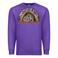 Purple autism avareness football Premium Sweatshirt - SublimationCraftShop