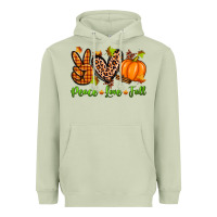Matcha peace love fall Heavyweight Hoodie - Zillion Design Studio