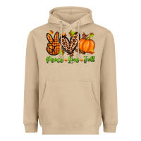 Peace Love Fall Heavyweight Hoodie | Teevron