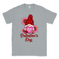 Heather Grey happy valentines day gnomes with sunflower Classic Tee - RanaPortraitStore